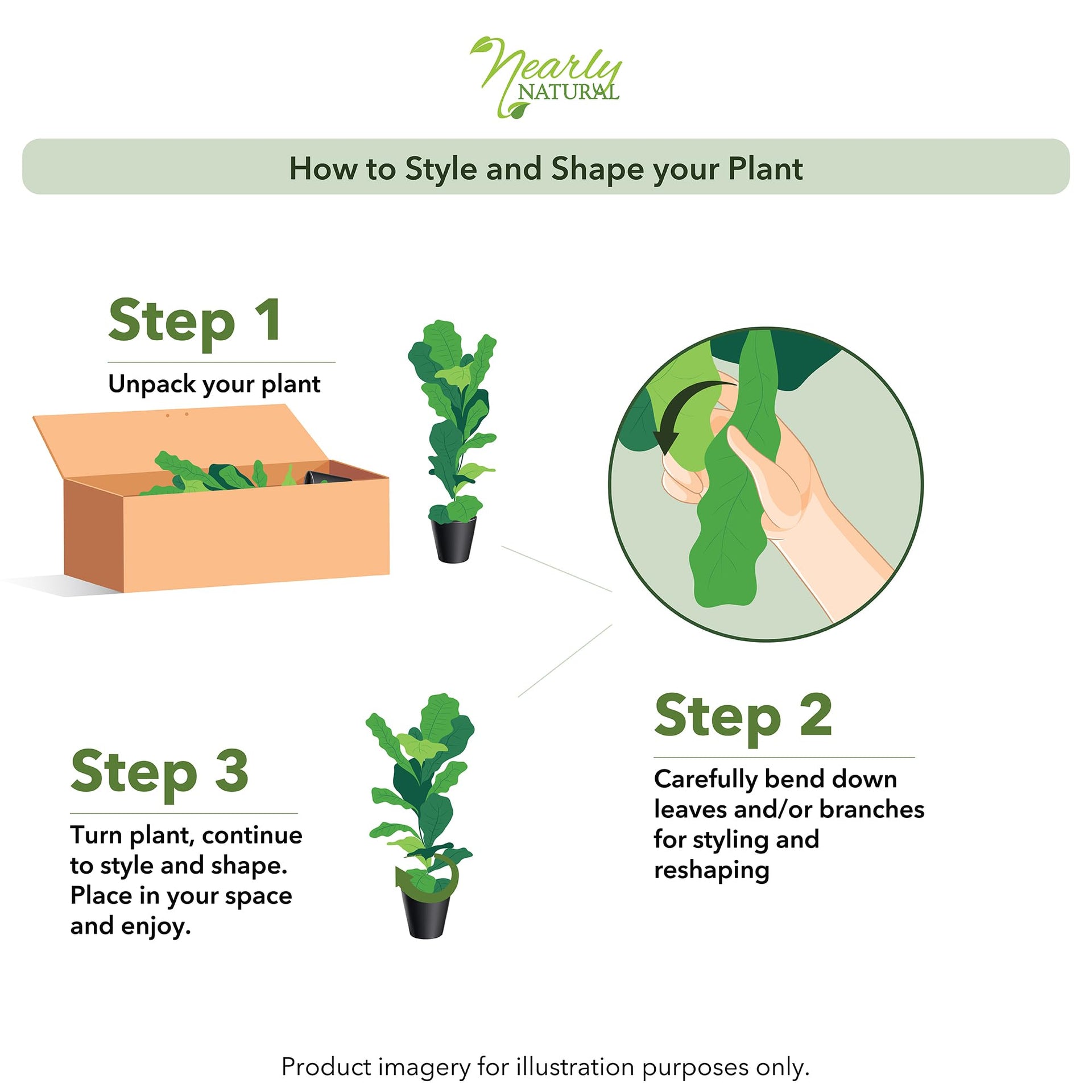 Nearly Natural 24 Inch Dieffenbachia Artificial Plant Green