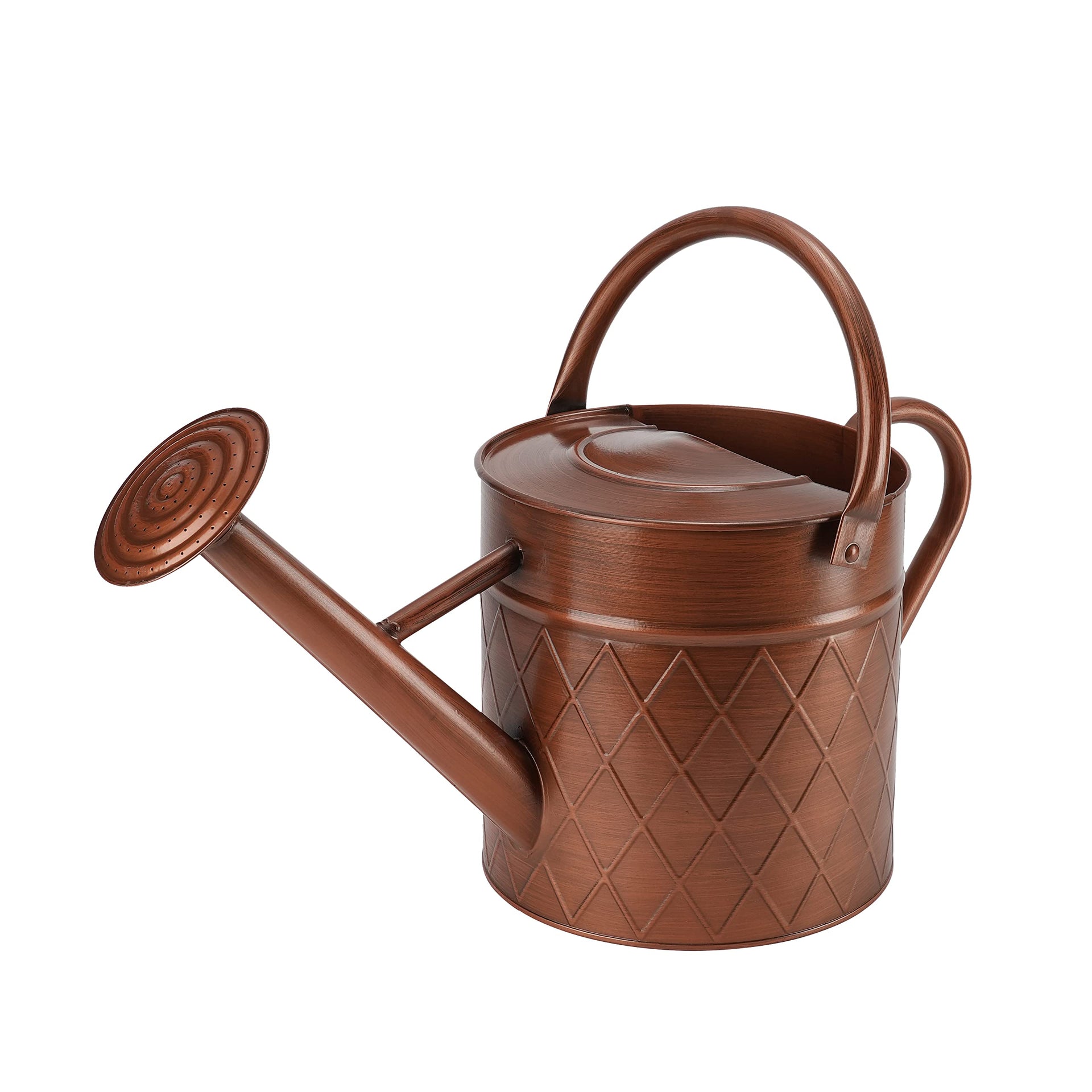 BLstyle 1.75 Gal Copper Watering Can Removable Spray Spout