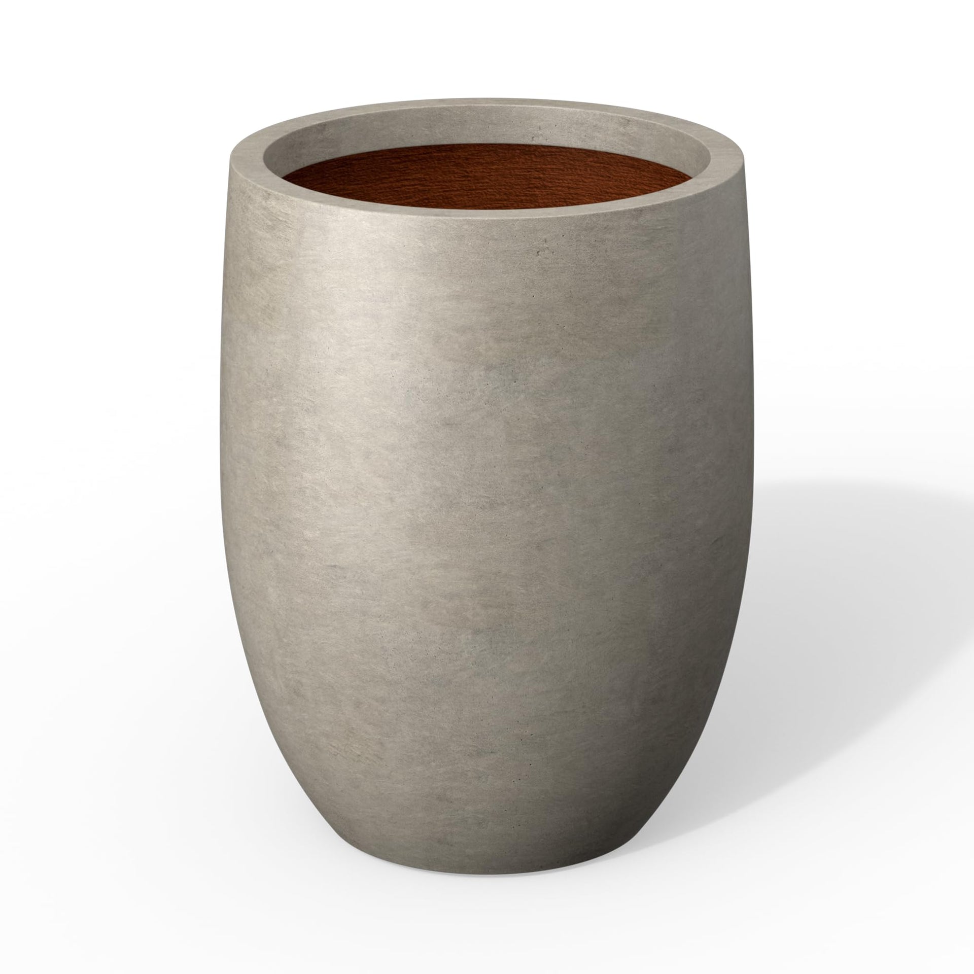Kante 11.8 Inch Tall Concrete Planter Weathered Finish